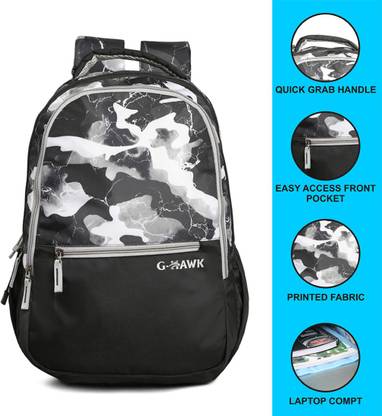 G-HAWK ANAS / BACKPACK / SCHOOL BAG /RAINCOVER / 26 L CAPACITY Waterproof School Bag