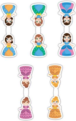 woopme Barbie Queen Pattern Magentic Bookmark