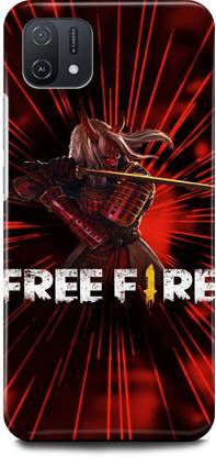 FRONK Back Cover for OPPO A16k, CPH2349, FREE, FIRE, GAME, TEAM