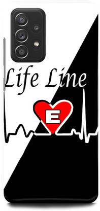 JUGGA Back Cover for SAMSUNG Galaxy A52s 5G, E, NAME, LETTER, ALPHABET, LIFELINE