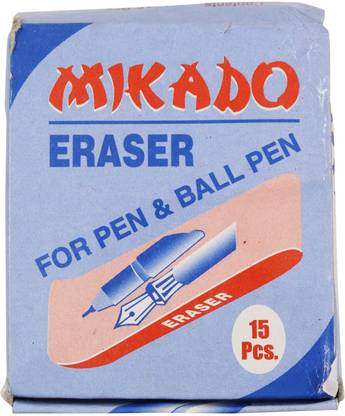 Mikada Mikado Cube Eraser for Pen and Ball Pen (Pack of 30) Non-Toxic Eraser