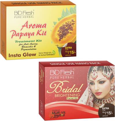 Biofresh Pure Herbal Papaya & Bridal Facial Kit