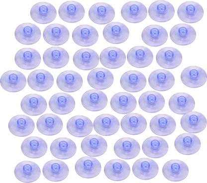 EXCEL IMPEX Vacuum Suction Cup Sucker Pads Without Hooks-PVC Bush for Glass 45 mm Dia 50 Pcs Rack Side Fitting