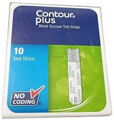 CONTOUR PLUS CP- 10 Glucometer Strips