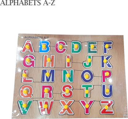 AMUSING Knobs 3D Digital Educational Alphabet Puzzle Board for Kindergarten