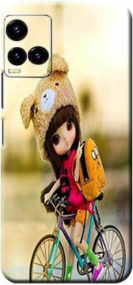 BugguSkin Cutiepie Girl Vivo Y33 S Back skin Guard, Vivo Y33 S Mobile Skin