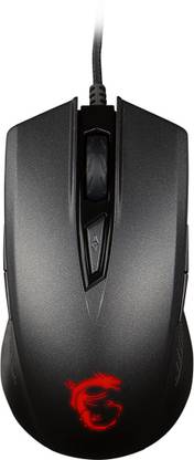 MSI Clutch GM40 S12-0401340-D22 Gaming Optical Mouse (Black) Wired Ambidextrous Optical  Gaming Mouse