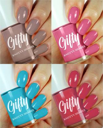 गिफ्टी No Toxin Nail Lacquer LIIT Combo Pack (Yasss It's LIT) कोको,डेज़र्ट नाइट,ऑर्किड,मिस बिहेव