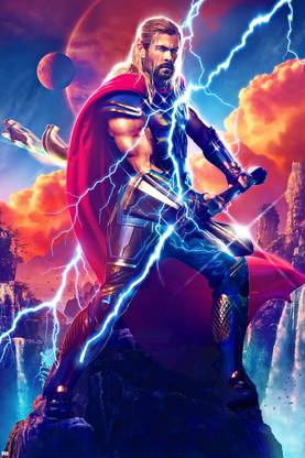 Thor Love and Thunder Poster 18 x 12 inch 300 GSM Paper Print