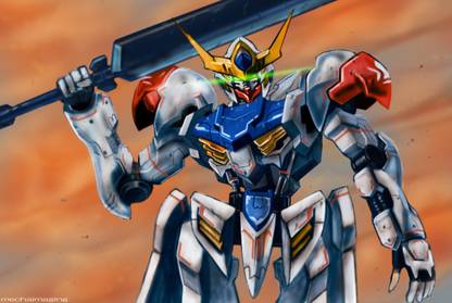 Gundam Barbatos Lupus Matte Finish Poster Paper Print