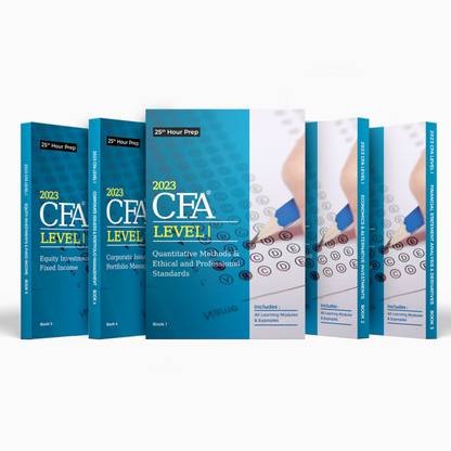 2023 CFA Level I Study Material (Set Of 5 Books)