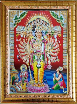 Shyam Framing Art Dashavatar-Lord Vishnu Religious Frame