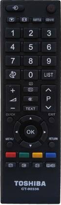 OG Remote CT-90336 Compatible with Toshiba Led Lcd Tv Remote Controller