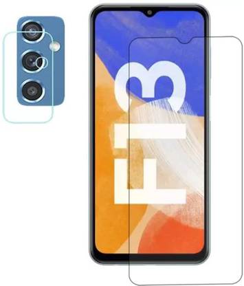 ISAAK Edge To Edge Tempered Glass for Samsung Galaxy F13 Tempered Glass & Back Camera Lens Protector (Combo Pack)