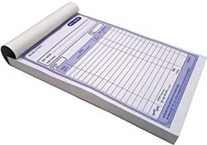 Kshivi Bill Book, 100+100 Leaves, (Size 22 x 13 cm) Bill Book 1-Part Bill Book