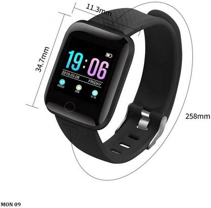 Jocoto A11(ID116) MAX ACTIVITY TRACKER STEP COUNT SMART WATCH BLACK( PACK OF 1) Smartwatch