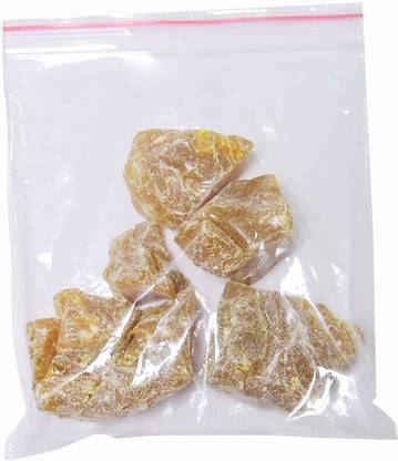 SATYAMANI Natural Gum Gomboge Resin Incense (100 gm) Regular Angular Crystal Stone
