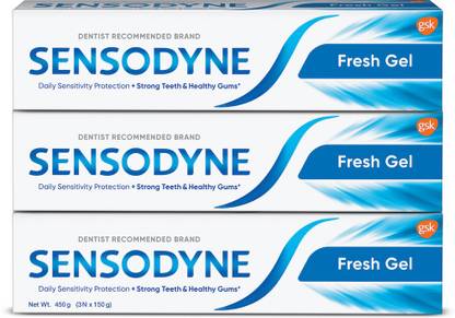 SENSODYNE Fresh Gel Combo| for daily sensitivity protection Toothpaste