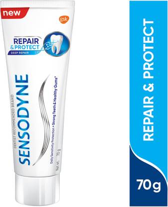 SENSODYNE Toothpaste Repair & Protect, tooth paste for deep repair of sensitive teeth,70gm Toothpaste