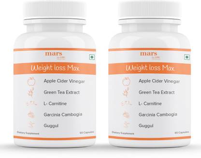 mars by GHC Apple Cider Vinegar, Garcinia, Guggul | Plant-based Natural Weight Loss Supplement
