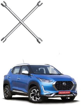AUTO PEARL Car Wheel Nut Spanner Wrench for Magite Size 17-19-21-23 Double Sided Lug Wrench