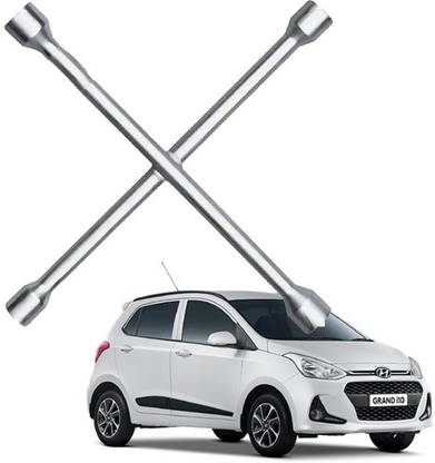 AUTO PEARL Car Wheel Nut Spanner Wrench for I10 Grand Size 17-19-21-23 Double Sided Lug Wrench