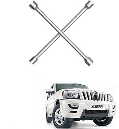 AUTO PEARL Car Wheel Nut Spanner Wrench for Scorpio Size 17-19-21-23 Double Sided Lug Wrench
