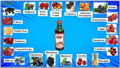 KEVA Ayurvedic Herbal Fruit Extract super Formula ACAI fruit juice for Immune Support