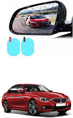 FKOK Anti-Glare Anti-Mist Protector Sticker For 320D Car Mirror Rain Blocker