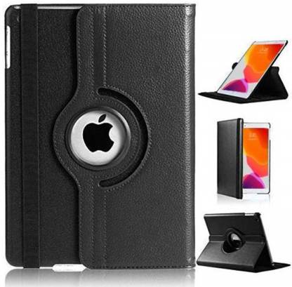 S-Line Flip Cover for Apple iPad 10.2 (8th Generation), 3D Rotate Built in stand feature flip cas