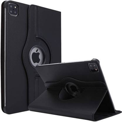 S-Line Flip Cover for Apple ipad 11 Inch 2020, 3D Rotate Leather Rotate Flip Cover