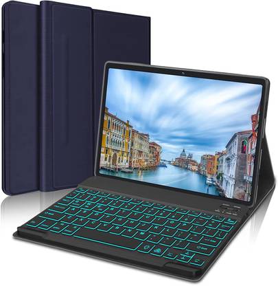 Proelite Detachable Wireless Backlit Bluetooth Keyboard case for Xiaomi Mi Pad 5 11 Bluetooth Standard Tablet Keyboard Compatible with Desktop, Laptop, Mac