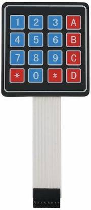 BEYDEST 4×3 Matrix Membrane Switch Keypad Arduino, Raspberry Electronic Components Electronic Hobby Kit