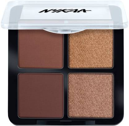 NYKAA Eyes On Me! 4 in 1 Quad Eyeshadow Palette - Work to Play 5 g