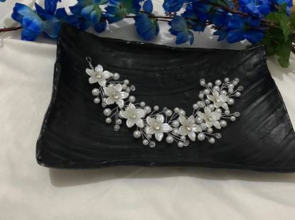 Jewelsstar pearls crystal hair chain Hair Chain