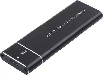 ULTRABYTES USB 3.1 to M.2 NVME PCIe'sSD Enclosure NVME M-Key to Type C Adapter Case 2.5 inch SSD Enclosure External