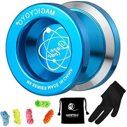 MAGICYOYO Unresponsive Yoyo N8, Dare to Do Professional Yoyo Aluminum Metal Yoyo Spi