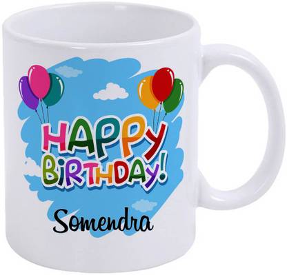 epheriwala Happy Birthday Somendra Ceramic Coffee Mug