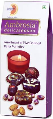 AMBROSIA DELICATESSEN Assortment of Five Crushed Dates Varieties Dates
