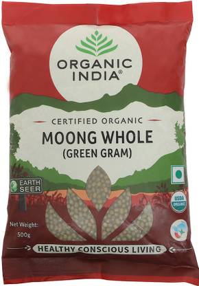 ORGANIC INDIA Organic Moong Dal (Whole)