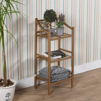 PRITI Bathroom Storage Shelf, 3-Tier Freestanding Toilet Storage Shelves Stainless Steel Wall Shelf