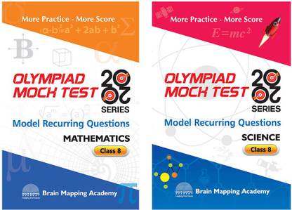COMBO PACK: OLYMPIAD MOCK TEST 20-20 - Mathematics & Science For CLASS 8 [Set Of 2 Books]