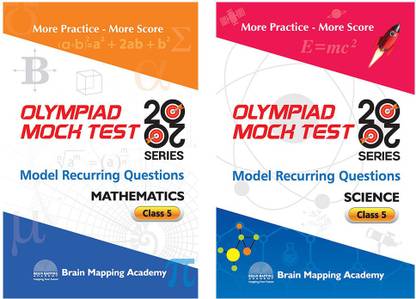 COMBO PACK: OLYMPIAD MOCK TEST 20-20 - Mathematics & Science For CLASS 5 [Set Of 2 Books]