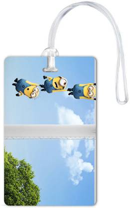 woopme Minions Pattern TRT-126 Luggage Tag