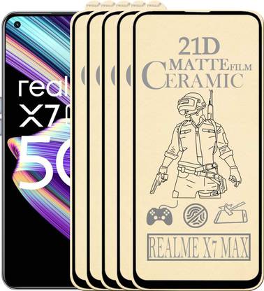 TWIGLO Edge To Edge Screen Guard for REALME X7 MAX