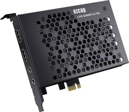 microware Live Gamer Ultra 4K 60fps HDR Pass Through 4K30 Pcle Gen2 Video Capture Card Media Streaming Device