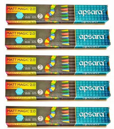 Apsara Matt Magic 2.0 Pencil {Pack of 05 box} Pencil