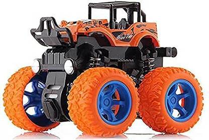 Neyu Push and Go Mini Off-Road Vehicle Monster Car 360 Degree Stunt car (Multicolour)