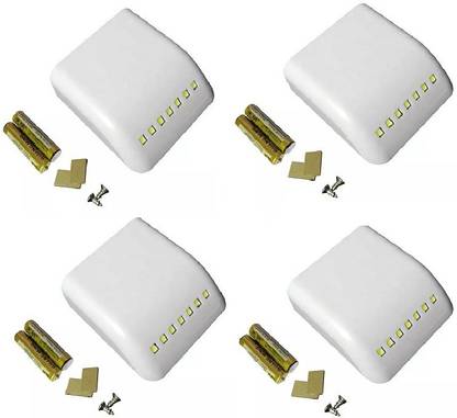 TechBlaze LED Cabinet Light Touch Sensor Cupboard Inner Hinge Lamp Wardrobe Light 4QTY) Smart Sensor Light