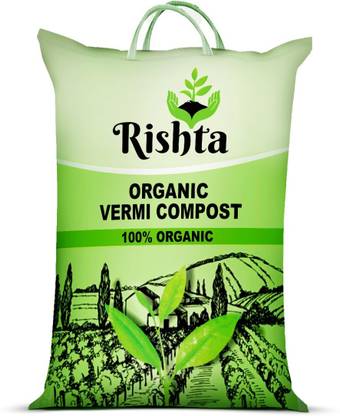 Rishta Organic Vermicompost Fertilizer Manure for Plants Manure